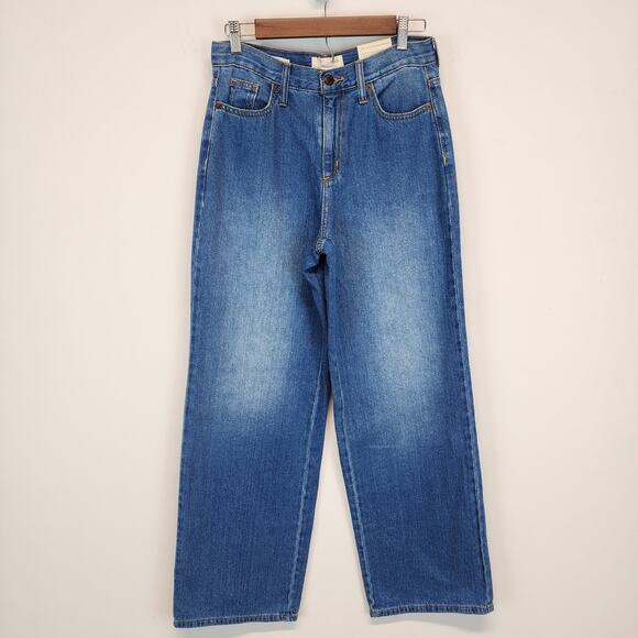 Universal Thread Relaxed Wide Leg Jeans Womens Size 26" No Stretch Cotton Baggy - Picture 2 of 15